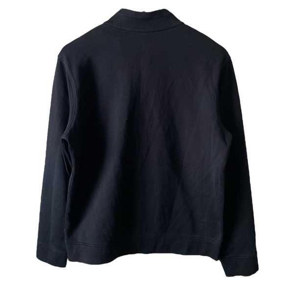 Hugo Boss Men's Sidney 1/4 Zip Stand Collar Black Sporty Pullover Size Large - Picture 4 of 8